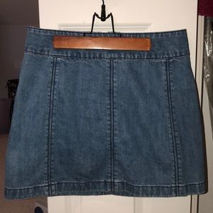 FREE PEOPLE Denim Skirt